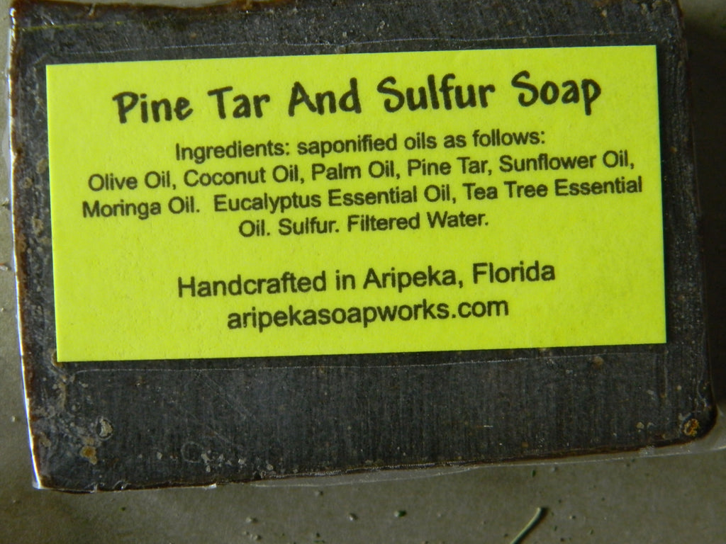 Black Pine Tar Eucalyptus Soap