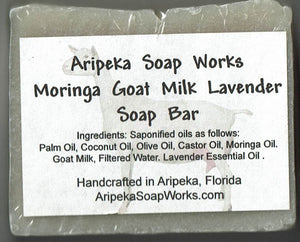Moringa Goat Milk Lavender Soap